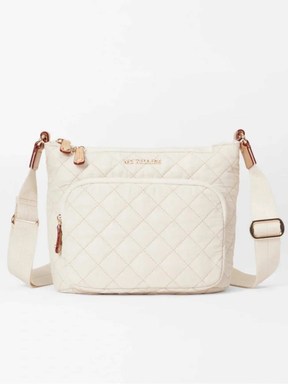 MZ Wallace Metro Scout Deluxe Quilted Nylon Crossbody Bag - Picture 3 of 14